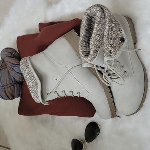 Tuape Knit combat boots